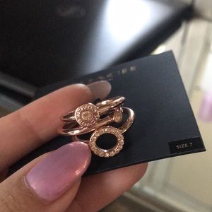 Coach Rose Gold Set of 3